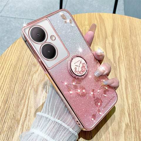KADEM For Oppo A79 5G / A2 5G Cover Soft TPU Cell Phone Cases with Ring Kickstand
