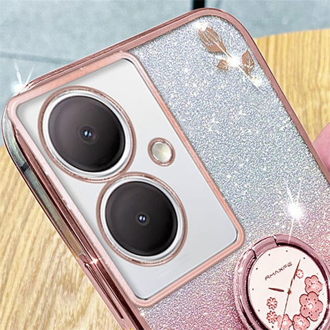 KADEM For Oppo A79 5G / A2 5G Cover Soft TPU Cell Phone Cases with Ring Kickstand