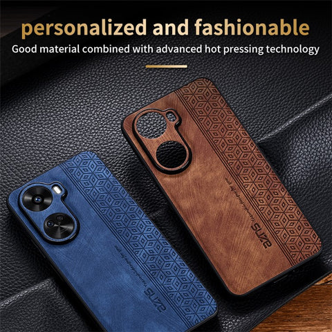 AZNS For Huawei nova 11 SE / nova 12 SE 4G Case Imprinted PU Leather + TPU Cell Phone Back Cover