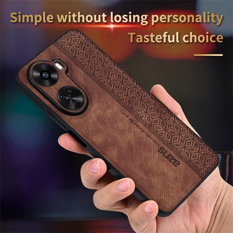 AZNS For Huawei nova 11 SE / nova 12 SE 4G Case Imprinted PU Leather + TPU Cell Phone Back Cover