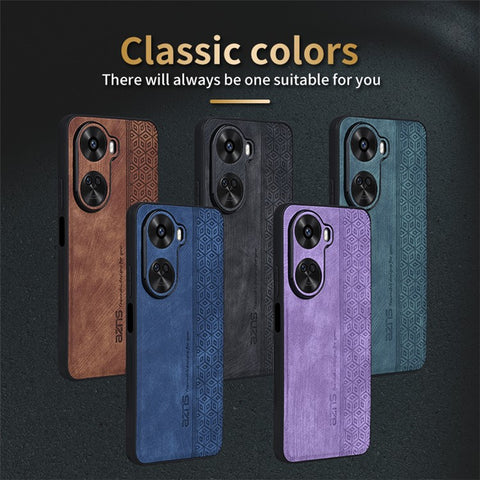 AZNS For Huawei nova 11 SE / nova 12 SE 4G Case Imprinted PU Leather + TPU Cell Phone Back Cover