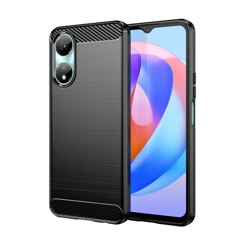 For Honor X5 Plus Phone Case Carbon Fiber Texture Cover