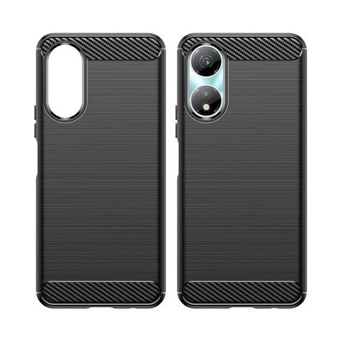 For Honor X5 Plus Phone Case Carbon Fiber Texture Cover