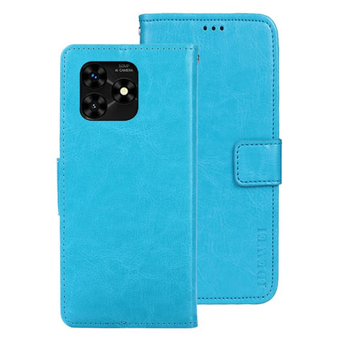 IDEWEI For Umidigi G5 Mecha Case PU Leather Crazy Horse Texture Phone Shell