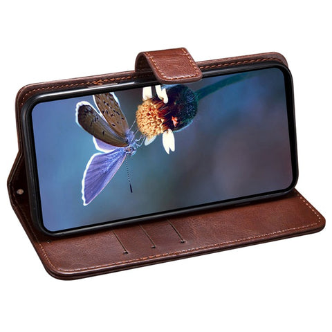 IDEWEI For Umidigi G3 Phone Case PU Leather Crazy Horse Texture Wallet Cover