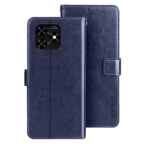 IDEWEI For Umidigi G5A Magnetic Case Crazy Horse Texture Flip Leather Wallet Phone Cover
