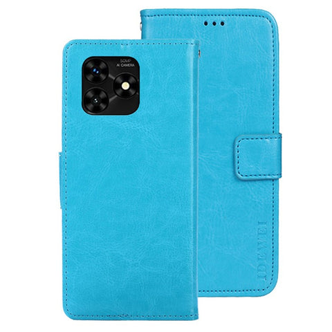 IDEWEI For Umidigi G5A Magnetic Case Crazy Horse Texture Flip Leather Wallet Phone Cover