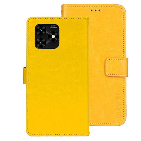IDEWEI For Umidigi G5A Magnetic Case Crazy Horse Texture Flip Leather Wallet Phone Cover