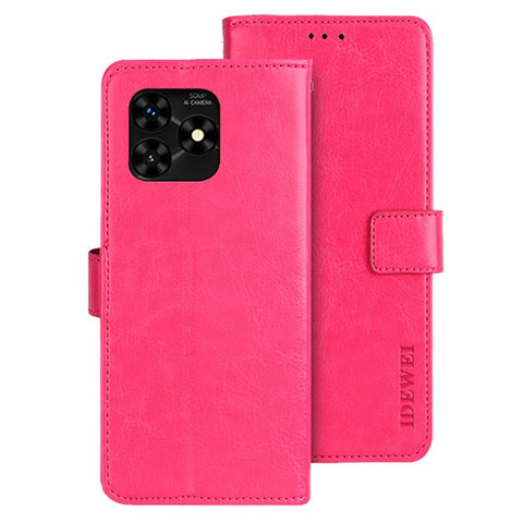IDEWEI For Umidigi G5A Magnetic Case Crazy Horse Texture Flip Leather Wallet Phone Cover