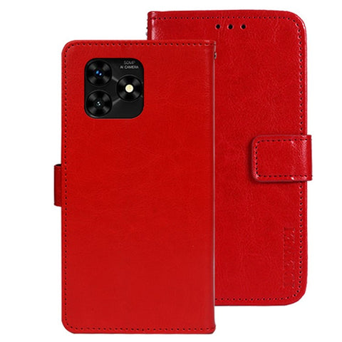 IDEWEI For Umidigi G5A Magnetic Case Crazy Horse Texture Flip Leather Wallet Phone Cover