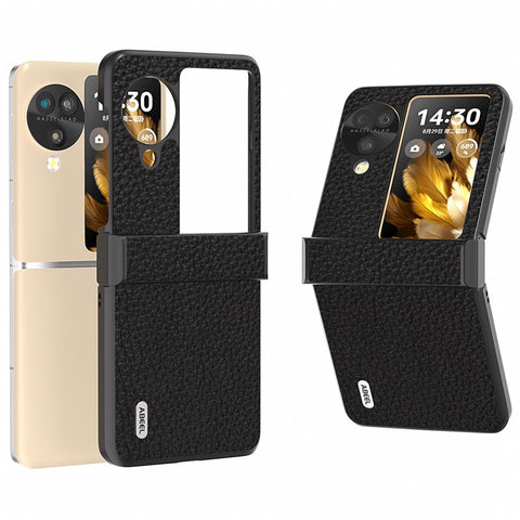 ABEEL For Oppo Find N3 Flip 5G Phone Case Litchi Texture Anti Scratch Cover