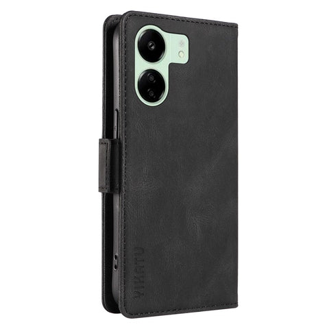 YIKATU YK-005 For Xiaomi Redmi 13C 4G / 13C 5G / 13R 5G / Poco M6 5G / Poco C65 4G Case PU Leather Full Protection Phone Cover