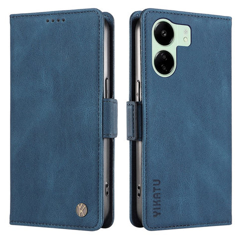 YIKATU YK-005 For Xiaomi Redmi 13C 4G / 13C 5G / 13R 5G / Poco M6 5G / Poco C65 4G Case PU Leather Full Protection Phone Cover
