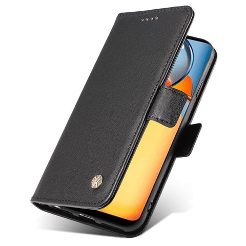 YIKATU YK-003 For Xiaomi Redmi 13C 4G / 13C 5G / 13R 5G / Poco M6 5G / Poco C65 4G Case PU Leather Stand Phone Cover