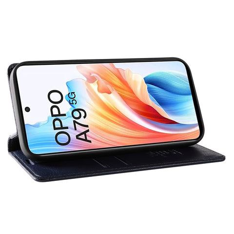 YIKATU YK-006 For Oppo A79 5G / A2 5G Leather Wallet Case Magnetic Flip Folio Phone Cover
