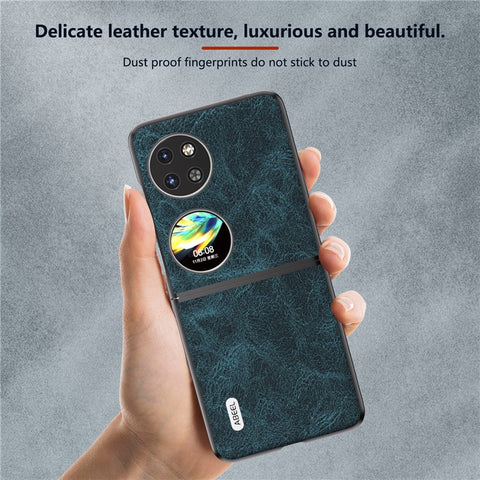 ABEEL For Huawei Pocket 2 PU Leather Back Cover Litchi Texture Case