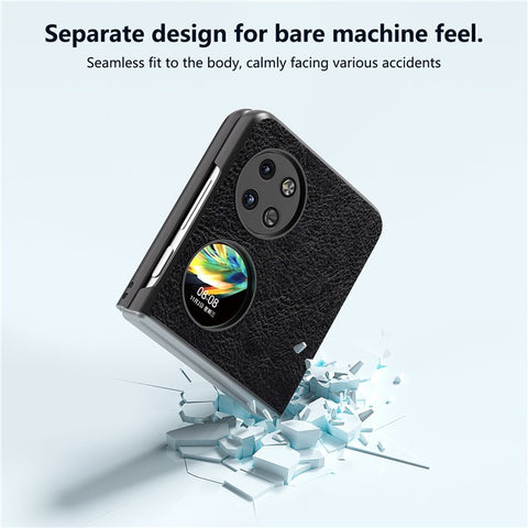 ABEEL For Huawei Pocket 2 Vintage Case PU Leather Lychee Texture Cover