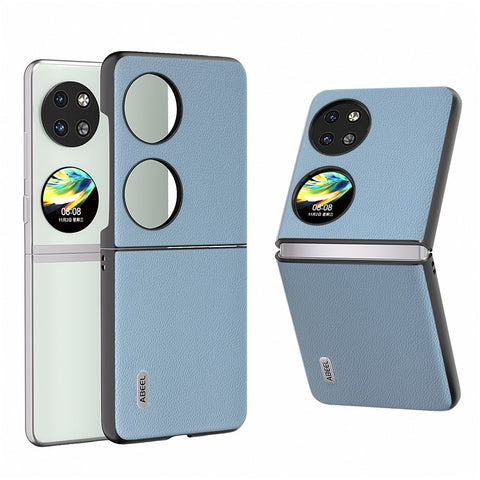 ABEEL For Huawei Pocket 2 Genuine Cow Leather Classy Phone Protective Case