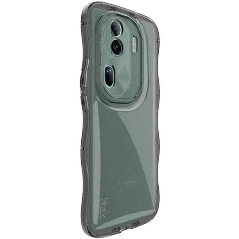 IMAK For Oppo Reno11 Pro 5G (Global) / Reno11 (China) 5G Cell Phone Case Shockproof TPU Curly Wave Frame Cover