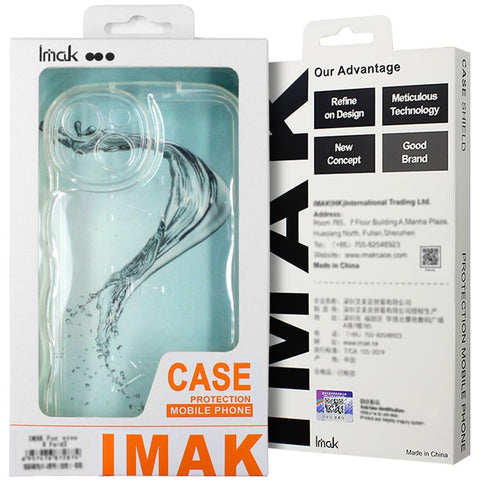 IMAK For Oppo Reno11 Pro 5G (Global) / Reno11 (China) 5G Cell Phone Case Shockproof TPU Curly Wave Frame Cover
