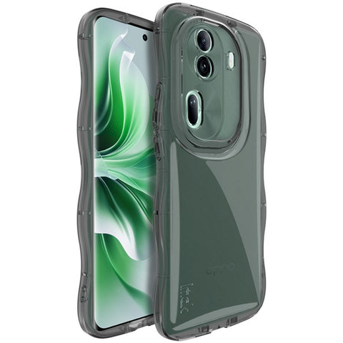 IMAK For Oppo Reno11 (China) 5G / Reno11 Pro 5G (Global) Case TPU Reinforced Corners Wavy Edges Protective Back Shell