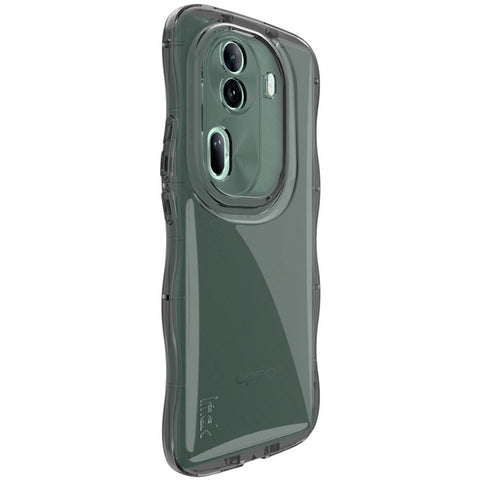 IMAK For Oppo Reno11 (China) 5G / Reno11 Pro 5G (Global) Case TPU Reinforced Corners Wavy Edges Protective Back Shell