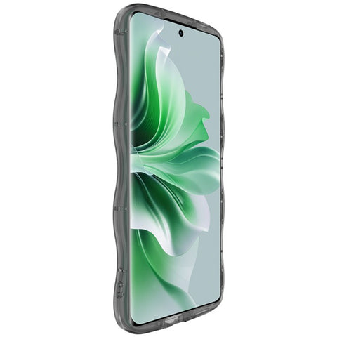 IMAK For Oppo Reno11 (China) 5G / Reno11 Pro 5G (Global) Case TPU Reinforced Corners Wavy Edges Protective Back Shell