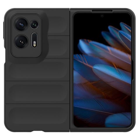 For Oppo Find N2 5G Hard PC Phone Case Shock Absorbing Back Cover