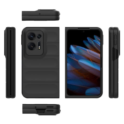 For Oppo Find N2 5G Hard PC Phone Case Shock Absorbing Back Cover