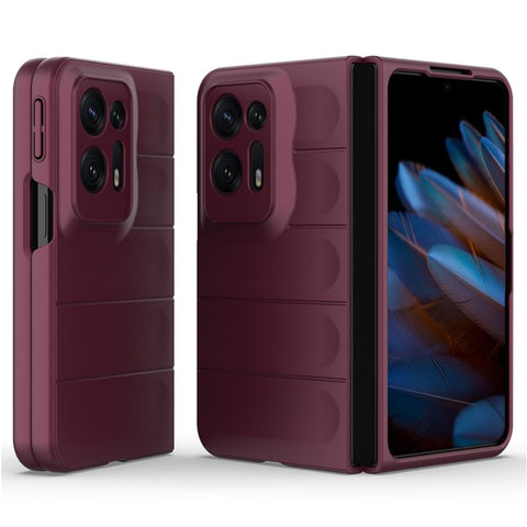 For Oppo Find N2 5G Hard PC Phone Case Shock Absorbing Back Cover