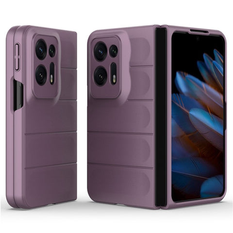 For Oppo Find N2 5G Hard PC Phone Case Shock Absorbing Back Cover