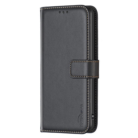 BINFEN COLOR BF17 For Xiaomi Poco F6 Pro 5G / Redmi K70 5G / K70 Pro 5G Drop-Proof Case Imprint Leather Cover with Card Holder
