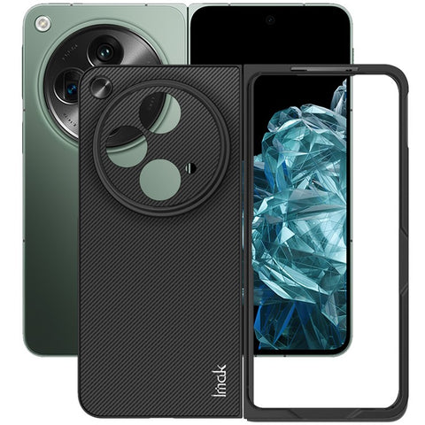 IMAK UX-9A Series for Oppo Find N3 5G / Open 5G Carbon Fiber Phone Cover TPU+PC Case