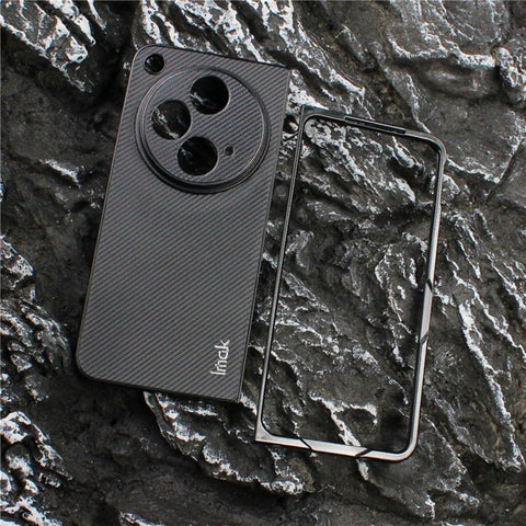 IMAK UX-9A Series for Oppo Find N3 5G / Open 5G Carbon Fiber Phone Cover TPU+PC Case