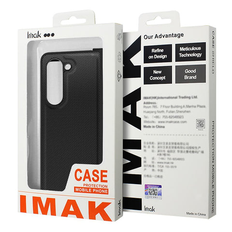 IMAK UX-9A Series for Oppo Find N3 5G / Open 5G Carbon Fiber Phone Cover TPU+PC Case