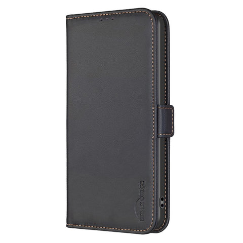 BINFEN COLOR BF31 For Oppo A78 4G Case with Wallet Stand PU Leather Flip Phone Cover