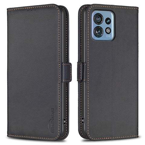 BINFEN COLOR BF31 For Motorola Edge 40 Pro 5G / Edge+ (2023) / Moto X40 5G Case with Wallet Stand PU Leather Flip Phone Cover