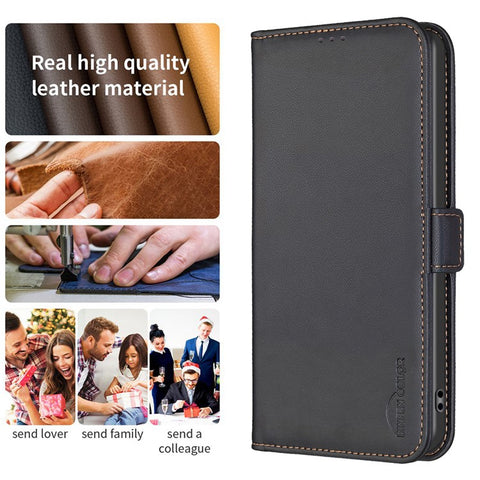 BINFEN COLOR BF31 For Motorola Edge 40 Pro 5G / Edge+ (2023) / Moto X40 5G Case with Wallet Stand PU Leather Flip Phone Cover
