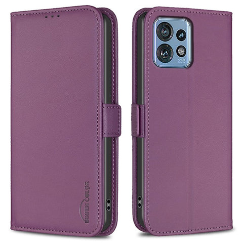 BINFEN COLOR BF31 For Motorola Edge 40 Pro 5G / Edge+ (2023) / Moto X40 5G Case with Wallet Stand PU Leather Flip Phone Cover