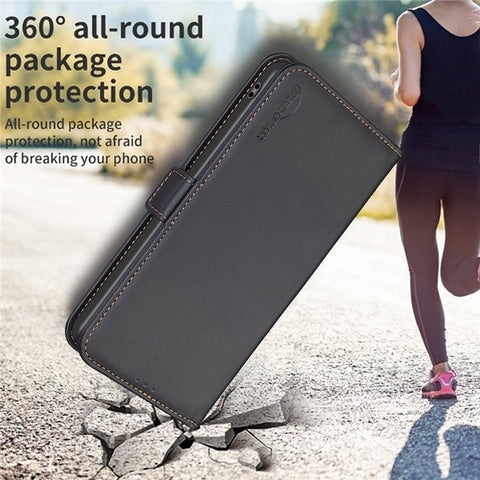 BINFEN COLOR BF31 For Xiaomi Redmi 12C 4G Case with Wallet Stand PU Leather Flip Phone Cover
