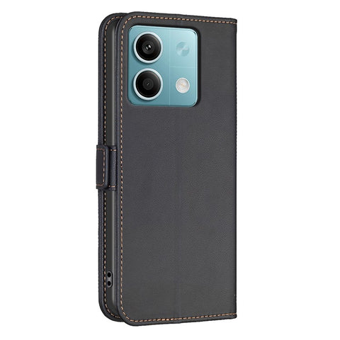 BINFEN COLOR BF31 For Xiaomi Redmi Note 13 5G Case with Wallet Stand PU Leather Flip Phone Cover