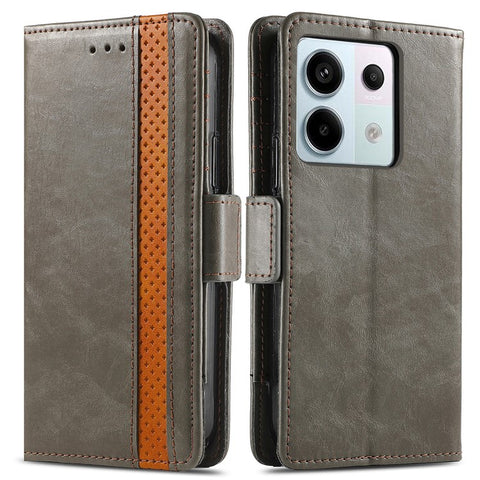 For Xiaomi Redmi Note 13 Pro 5G / Poco X6 5G / Poco M6 Pro 4G Phone Cases CASENEO PU Leather Cover Stand with RFID Blocking Wallet