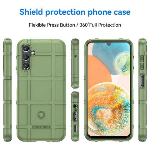 For Samsung Galaxy M44 5G Case Phone Shell Square Grid Texture TPU Phone Cover