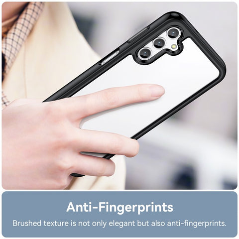 For Samsung Galaxy M44 5G Case Colorful Frame TPU + Acrylic Shockproof Phone Back Cover