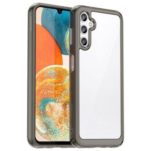 For Samsung Galaxy M44 5G Case Colorful Frame TPU + Acrylic Shockproof Phone Back Cover