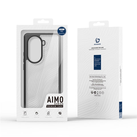 DUX DUCIS Aimo Series For Oppo Reno11 Pro 5G (Global) Phone Case PC+TPU Drop Tested Cover (REACH Certification)