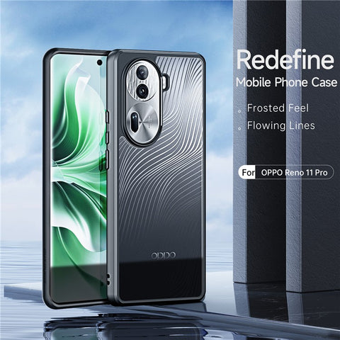 DUX DUCIS Aimo Series For Oppo Reno11 Pro 5G (Global) Phone Case PC+TPU Drop Tested Cover (REACH Certification)