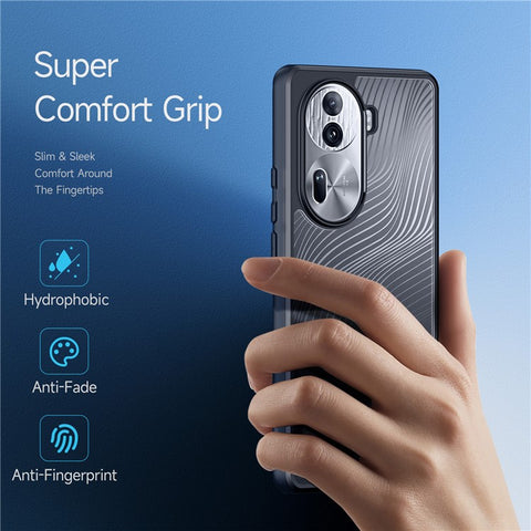 DUX DUCIS Aimo Series For Oppo Reno11 Pro 5G (Global) Phone Case PC+TPU Drop Tested Cover (REACH Certification)