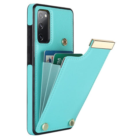 For Samsung Galaxy S20 FE 5G /  S20 FE / S20 FE 2022 / S20 Lite Cell Phone Case TPU+PU Leather Card Holder Cover