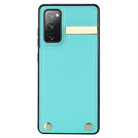 For Samsung Galaxy S20 FE 5G /  S20 FE / S20 FE 2022 / S20 Lite Cell Phone Case TPU+PU Leather Card Holder Cover